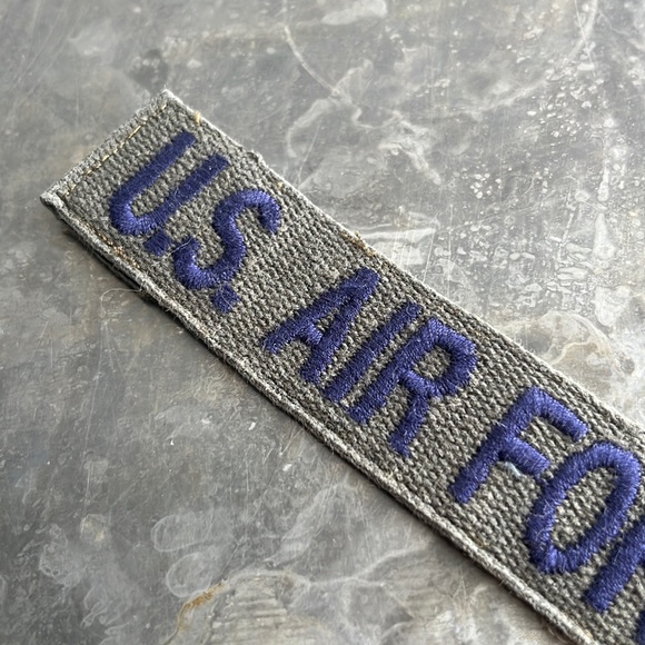U.S. AIR FORCE embroidered tape patch - vintage - Picture 6 of 10